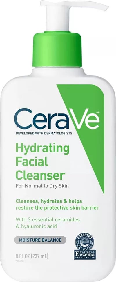 CeraVe Hydrating Facial Cleanser – Reinigingscrème – Normale tot Droge Huid – 237 ml