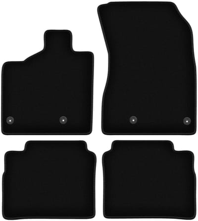 Wielganizator WLG-BASIC Serie - Velours Automatten - Zwart - Economisch - Voor MG 4 Elektrisch (2022-)