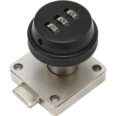 Combinatie Cam Lock Zinklegering Sleutelloos Wachtwoord Ladeslot voor Thuis Kantoor Kledingkast Locker Zwart black