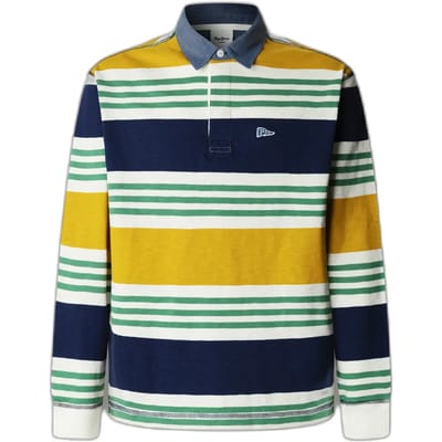 Pepe Jeans Clive Lange Mouw Poloshirt Veelkleurig M Man