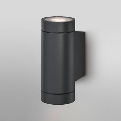 OSRAM ENDURA CLASSIC ITYS W buitenlantaarn, wandlamp, GU10, donkergrijs, aluminium, eenvoudige installatie, diffusor van glas of PMMA, beschermingsklasse IP65, indirecte verlichting