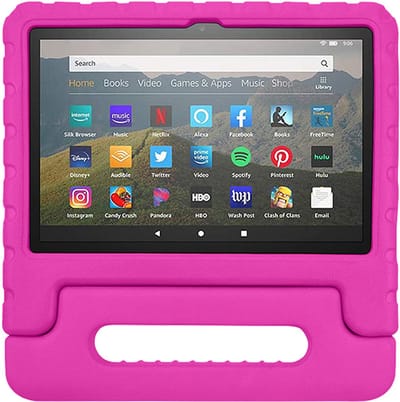 Rixus RXTC06 For iPad Mini 6, 8.3 Tablet Kids Case Pink