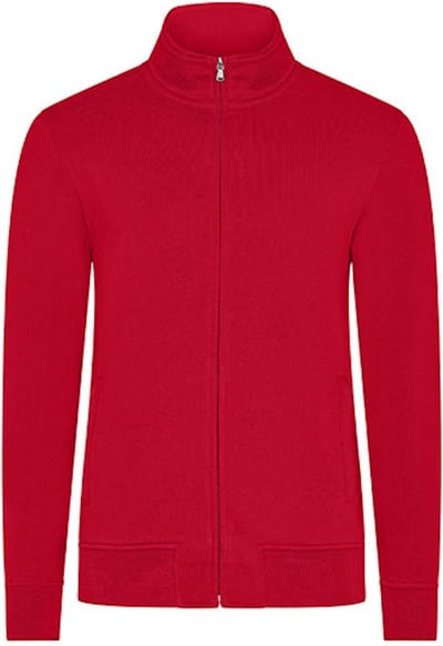Herenvest 'Premium Full Zip' met zijzakken Red - M