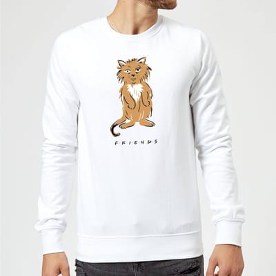 Friends Smelly Cat trui - Wit - S