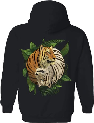 Tijger Tiger Yin Yang The Coloured House Hoodie S