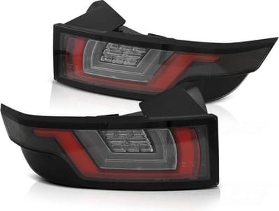 Achterlichten LAND ROVER RANGE ROVER EVOQUE 11-18 ROOD HELDER ZWART LED