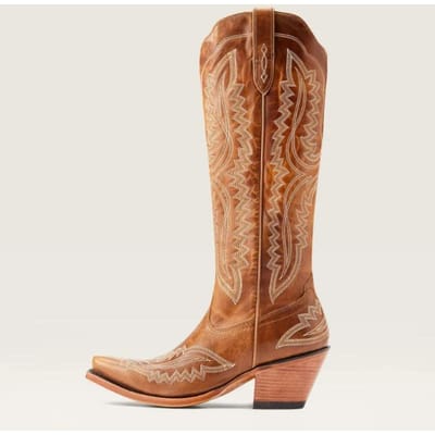 Verkoper Nieuwe Retro Auto Stiksels Dikke Hak Western Cowboylaarzen Middeleeuwse Geborduurde Unisex Heren Dames Ridderlaarzen 38 bruin