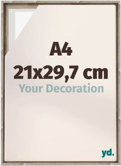 Your Decoration - Baklijst 21x29,7 cm - Sonoma Eiken - Baklijst voor Canvas - MDF - Lyon