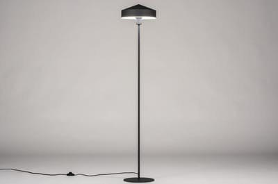 Lumidora Vloerlamp 74189 - SAMM - E27 - Zwart - Metaal - ⌀ 29 cm