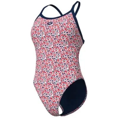 Dames zwempak uit 1 stuk Arena Pebbles Xcriss Cross