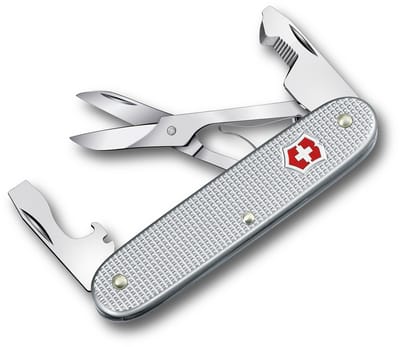 Victorinox Companion Alox Slim Zakmes - 93 mm - 6 functies - Zilver