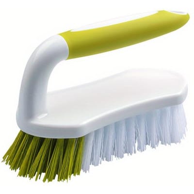 Brosse givrée prise confortable et poils rigides flexibles, type durable, adaptée pour les douches de salle de bain, les lavabos, les tapis, les sols