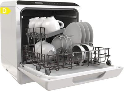 Core® Mini Vaatwasser - Vaatwasser - Tafelvaatwasser - Wit - 43cm x 43cm x 46cm