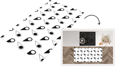 Keukenloper - Loper keuken - Kompas - Patronen - Reizen - 120x60 cm - Keukenloper vinyl