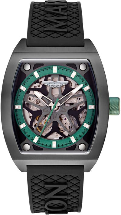 Aston Martin Aml Thrill TRG W MTRT1F502 Horloge - Siliconen - Zwart - Ø 41 mm