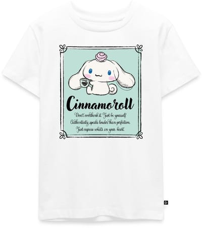 Cinnamoroll Don't Overthink It. Just Be Yourself Premium T Shirt Kinderen