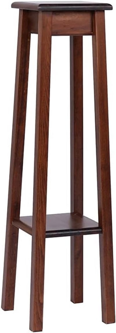 Houten zuil in walnoothout voor entree of decoratie 95 cm