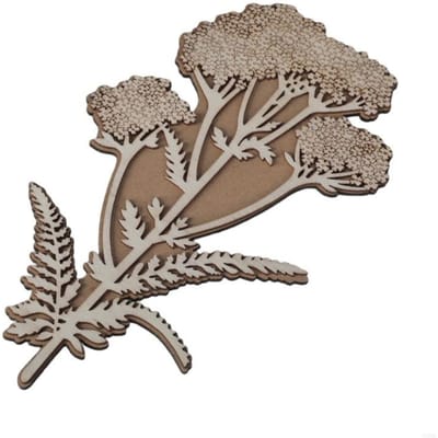 Stempelplant Decoratieve Stempel Bloemenstempel Kunst Ambachtsstempel voor Knutselen gray