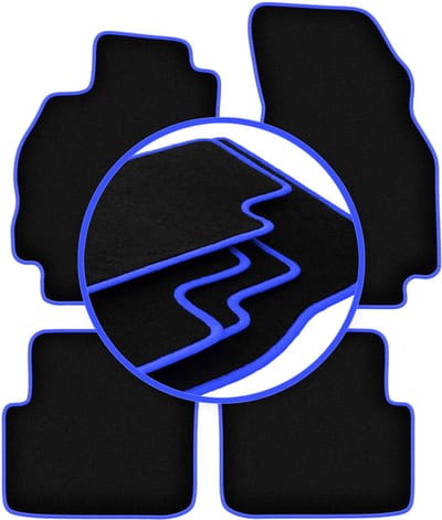 CARLUX-BLUE automatten voor: Renault Megane II Estate, Grandtour (2002-2008)