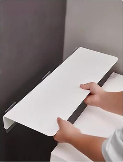 Aanrechtblad Verlengbord - Keukenblad Uitbreider - Extra Werkruimte Creëren - Zonder Boren Te Monteren - 30x20x6cm - Grijs