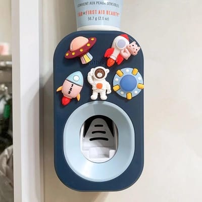 Automatische Tandpasta Knijper Voor Kinderen Huishoudelijke Tandpasta Dispenser Schattige Thuis Tandenborstelhouder Badkamer Accessoires