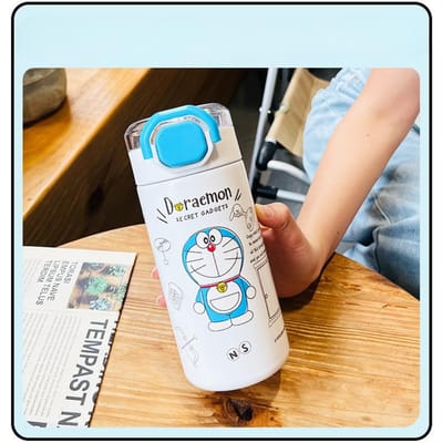 Doraemon Thermosbeker Koffiekop Roestvrij Grote Dop Thermosbeker Dames Waterbeker Stijlvol Ijskoude Beker Duurzaam Duurzaam 560ml