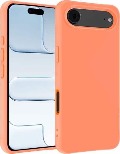 Hoesje - 2 Stuks - Geschikt voor Apple iPhone Air - Sterk & Shockproof - Telefoonhoes - Back Cover - Case Siliconen - Telefoon Hoes - Perzik