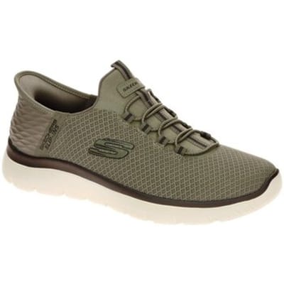 Skechers SUMMITS - HIGH RANGE Heren Instappers - Groen / Zwart
