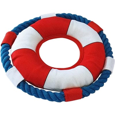 Pluche speelgoed voor honden Nobby Pet Rettungsring Mit Seil Floating