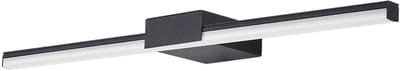 Spiegel Verlichting Led - Spiegellamp - Badkamer - Badkamer Verlichting - Zwart - 55 cm