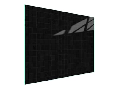 TMK ArtDeko - Glazen Snijplank - 52x30 cm - Zwart - Hittebestendig - Antislip