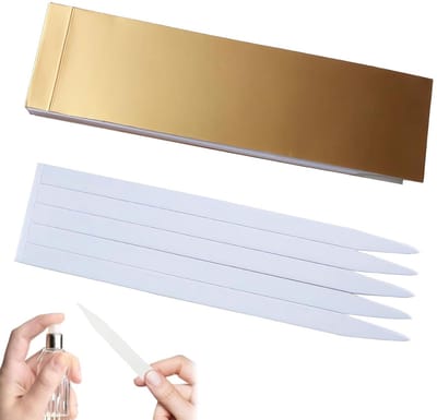 Set van 100 aromatherapie teststrips voor het testen van parfums, geuren en essentiële oliën, wegwerpbare papieren strips