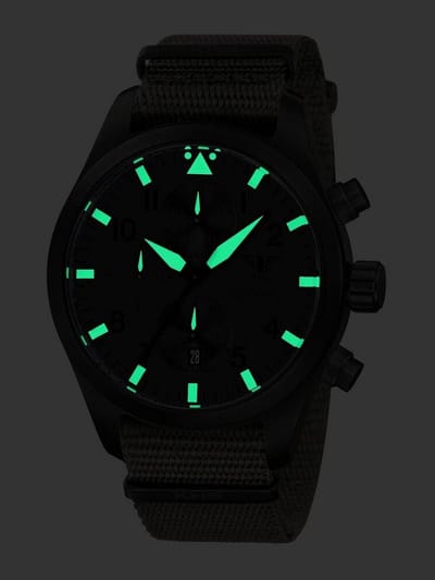 KHS - KHS.AIRBSCXT.NSGO - Polshorloge - Chronograaf - Airleader Black Steel XTAC - Heren