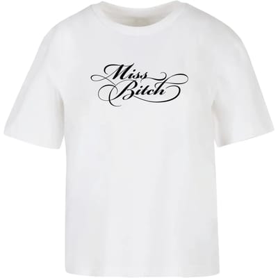 Dames-T-shirt Miss Tee Miss Bitch