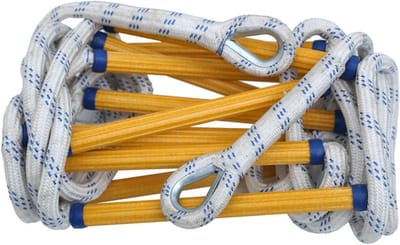 Touwladder - Brandladder Noodladder - Veilige Ontsnapping - Robuust Hars Materiaal - 10 Meter Lang - Niet gespecificeerd