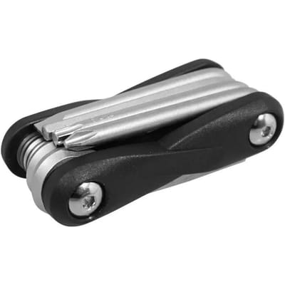 Multifunctioneel gereedschap 10 functies inbussleutel 2-2,5-3-4-5-6-8 + platte en kruisschroevendraaier + torx t25 Newton