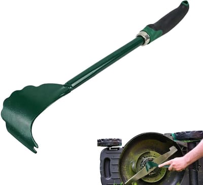 Maaidek Schraper - Onderhoudsgereedschap Tuin - Grasmaaier Reinigen - Slijtvast Roestbestendig - 40.5 cm - Zwart