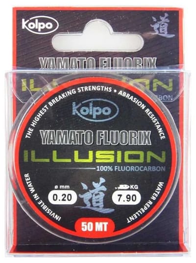 Kolpo Illusion 50 M Flurocarbon Transparant 0.300 mm