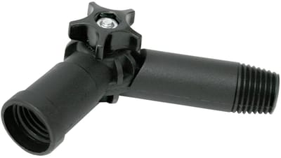 Adapter Hoekig - Raamtrekker Accessoire - Professioneel Ramen Wassen - MultiLink Systeem - 14.7 x 4.6 x 3.8 cm - Transparant