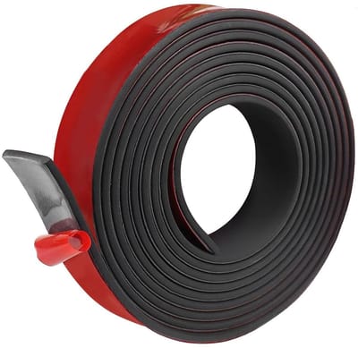 Set van 3 Zelfklevende Neopreen Strips - Duurzaam Rubber Profiel voor DIY Toepassingen - Vloerbedekking en Bescherming tegen Water en Stof