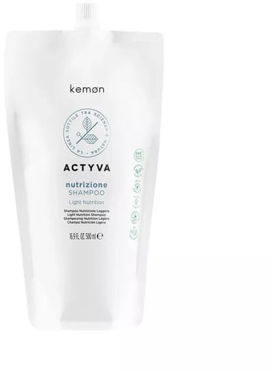 kemon Actyva Nutrizione Shampoo Pouch Bag 500 ml