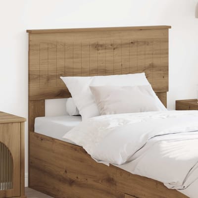 vidaXL Hoofdbord Artisan Eiken Bewerkt hout