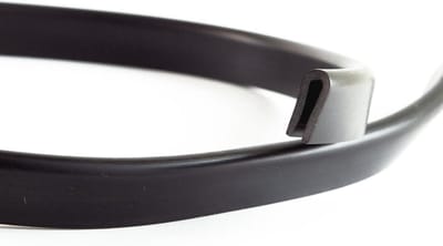 Randbescherming en Afdichtprofiel 1,5-3,0 mm - EPDM, Zwart, 3 m