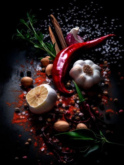 Food Collection III - 135cm x 200cm - Fotokunst op Plexiglas | Wanddecoratie Glasschilderij