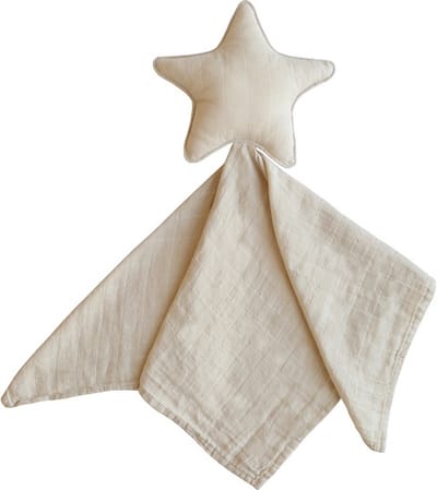 Mushie Knuffeldoek Lovely Ster - Fog