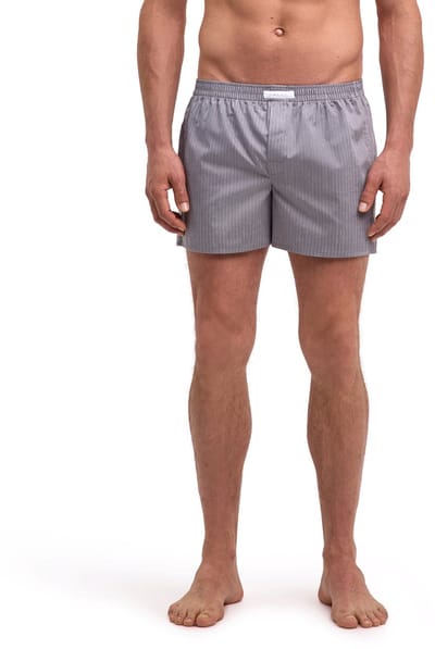 FALKE Daily Comfort ademend katoen broek van onderlaag heren grijs - maat M