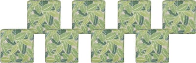 SASSARI - Tuinkussen set van 8 - Lichtgroen - 46 x 46 cm - Polyester