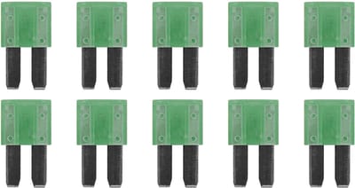 ProRide Steekzekeringen Micro 2 - 30A - Groen - Geschikt voor auto, boot en camper - 10 stuks