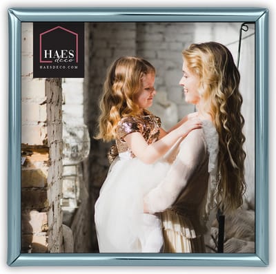 HAES DECO - Verzilverde Fotolijst Como voor 1 foto van 10x10 cm - VP12110-1