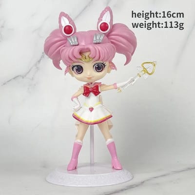 Sailor Moon Anime Tsukino Usagi Chibiusa Actiefiguren Verzamelfiguur Auto Taart Ornament Ornament Speelgoed Cadeaus pink